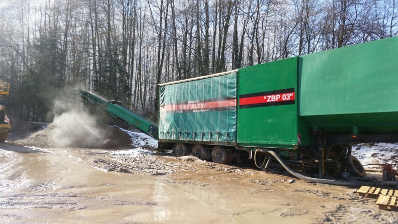 Ontwateren boorspecie Rixensart en Aken